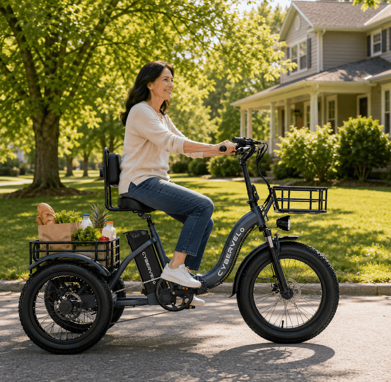 Step-Thru vs Tricycle: How to Choose the Perfect Cybervelo E-Bike for Seniors