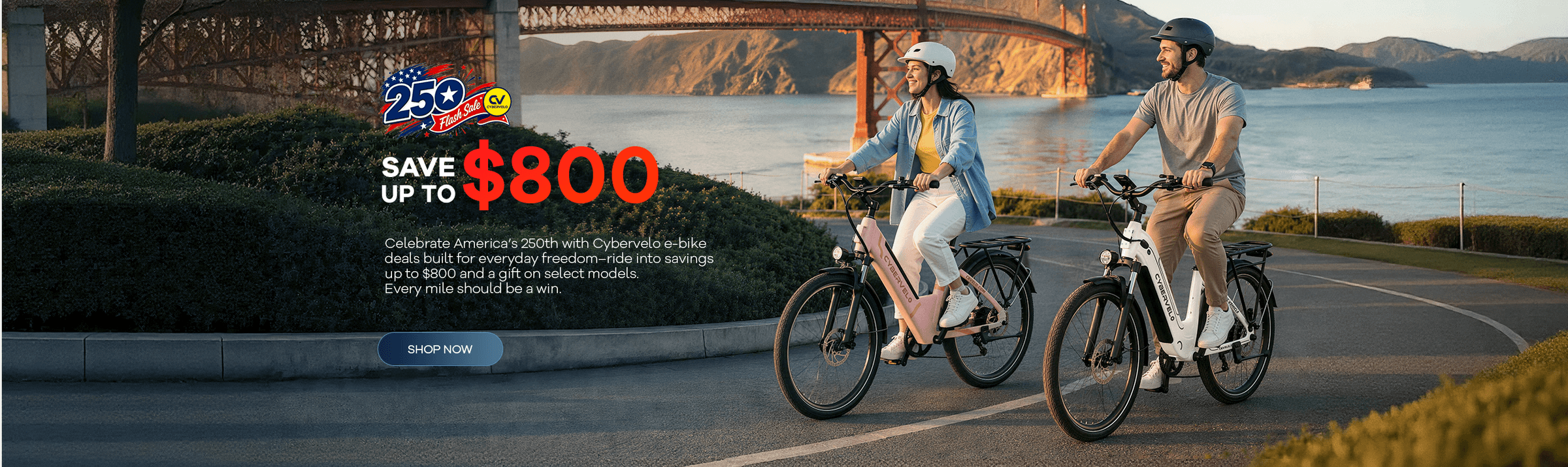 Cybervelo C16 Independence Day sale